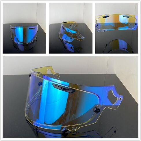 VAS-V MAX Vision Face Shield for Corsair-X, Signet-X, Quantum-X, DT-X, Defiant-X,VAS-V,Regent-X,VAS-V MAX,RX-7X,RX-7V,NEO,XD Helmets. (Revo Deep Blue-day use only) in Saudi Arabia