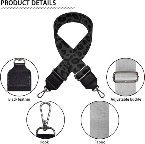 Halloween Handbag Strap Canvas Purse Strap Colorful Bat Black Shoulder Strap Multicolor Bats Replacement Strap in Kuwait