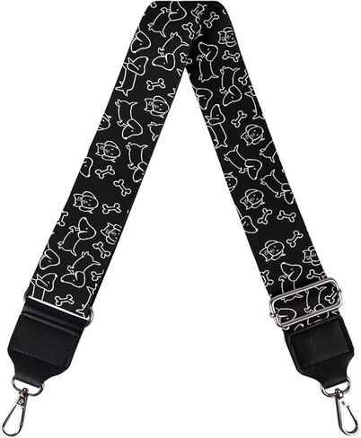 هالوين حقيبة يد حزام قماش محفظة حزام ملون الخفافيش الأسود حزام الكتف متعدد الألوان الخفافيش استبدال حزام in Kuwait