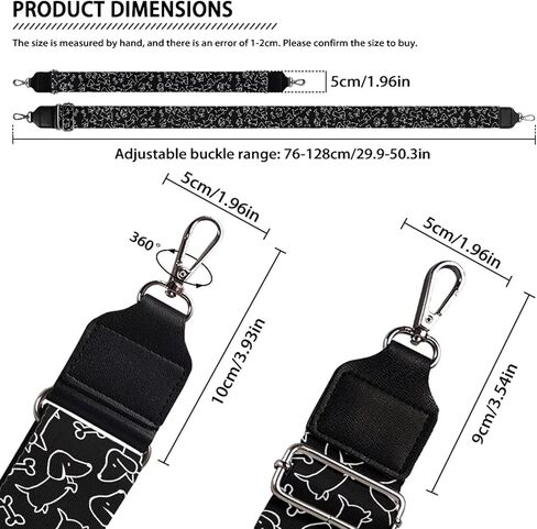 هالوين حقيبة يد حزام قماش محفظة حزام ملون الخفافيش الأسود حزام الكتف متعدد الألوان الخفافيش استبدال حزام in Kuwait