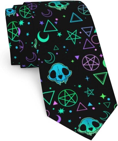 Trendy Pattern Ties For Men Novelty Funny Neckties Fashion Men's Tie For Wedding Party Business Casual Gifts in Saudi Arabia