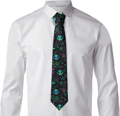 Trendy Pattern Ties For Men Novelty Funny Neckties Fashion Men's Tie For Wedding Party Business Casual Gifts in Saudi Arabia