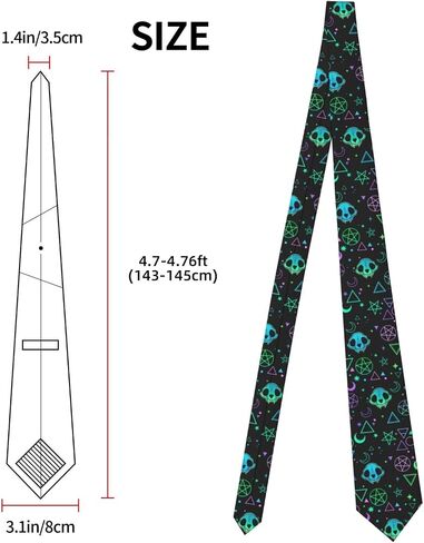 Trendy Pattern Ties For Men Novelty Funny Neckties Fashion Men's Tie For Wedding Party Business Casual Gifts in Saudi Arabia
