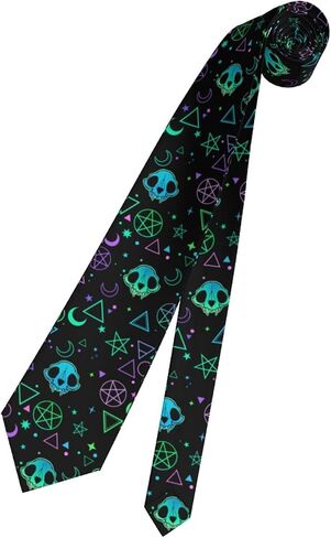 Trendy Pattern Ties For Men Novelty Funny Neckties Fashion Men's Tie For Wedding Party Business Casual Gifts in Saudi Arabia