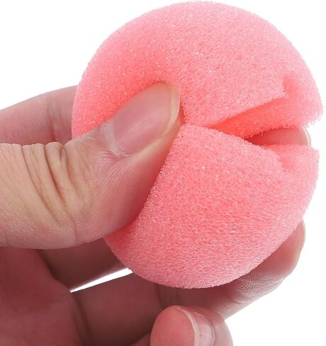 Vaguelly Circus Clown Soft Sponge Nose 20pcs Clown Cosplay Props for Mardi Gras Dress Up Halloween Party Accessories Pink in Saudi Arabia