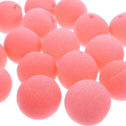 Vaguelly Circus Clown Soft Sponge Nose 20pcs Clown Cosplay Props for Mardi Gras Dress Up Halloween Party Accessories Pink in Saudi Arabia