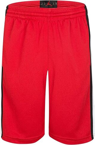 شورت Dri-FIT للأولاد من جوردن (الأطفال الصغار/الأطفال الكبار) باللون الأحمر مقاس 7 للأطفال الكبار in Saudi Arabia