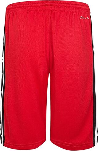شورت Dri-FIT للأولاد من جوردن (الأطفال الصغار/الأطفال الكبار) باللون الأحمر مقاس 7 للأطفال الكبار in Saudi Arabia