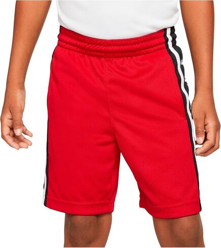 شورت Dri-FIT للأولاد من جوردن (الأطفال الصغار/الأطفال الكبار) باللون الأحمر مقاس 7 للأطفال الكبار in Saudi Arabia
