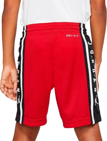 شورت Dri-FIT للأولاد من جوردن (الأطفال الصغار/الأطفال الكبار) باللون الأحمر مقاس 7 للأطفال الكبار in Saudi Arabia