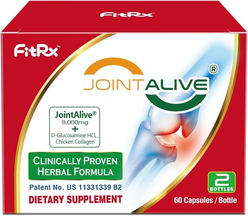 JointAlive Joint Support Supplement,Glucosamine & Collagen,Joint Relief Supplement, Enhanced Flexibility & Comfort - Promotes Joint Health in as Quickly as 7 Days,30 Servings in Kuwait