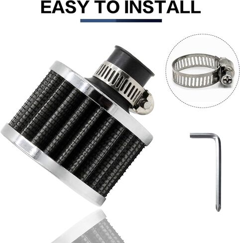 212cc Air Filter Valve Cover Breather Filter for Predator 196cc 6.5hp Coleman CT200U BT200X CT200U-EX Baja Warrior MB200 GX160 GX200 Mini Bike Go kart Performance Parts in Kuwait