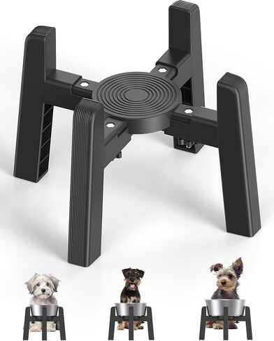 CZPET Dog Bowl Stand with Adjustable Height and Width [Stand Only] in Saudi Arabia