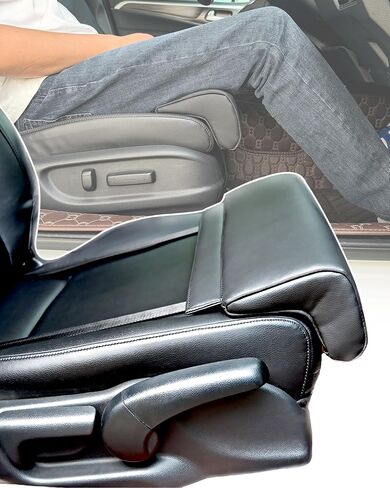 Car Seat Extender Leg Support, Upgraded Car Driver Seat Leg Support Extender - Heighten & Lengthen, Universal Car Leg Extender Pillow for Cars Buses Trains Office Home (Standard) in Saudi Arabia