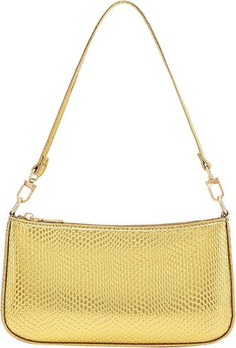 NIUEIMEE ZHOU Shoulder Bag for Women Retro Vegan Leather Classic Clutch Tote HandBags Purses with Zipper Closure in Kuwait