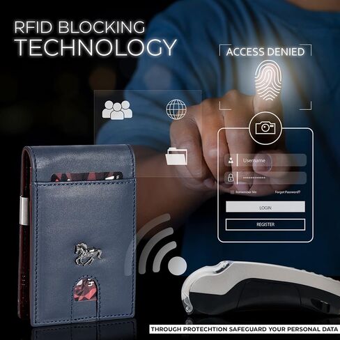 ESTALON Thin Leather Wallet For Men | Minimalist Design | Multiple Card Holder | RFID Blocked (Brown Crazy Horse) in Saudi Arabia