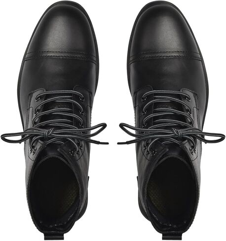 Harssidanzar Motorcycle Boots For Men,Dress Boots for Men Casual Boots Combat Ankle Dress Leather Boots KM302US in Saudi Arabia