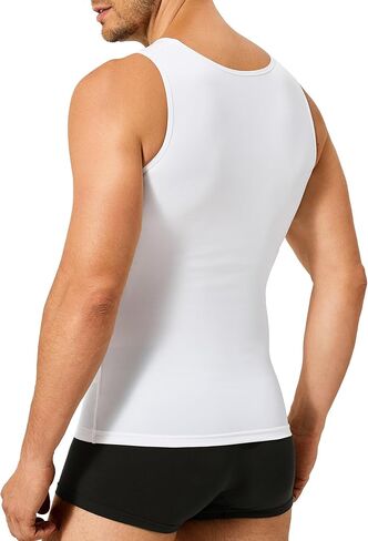 TAILONG Compression Shirt Men Shapewear Slimming Body Shaper Vest Compression Tank Top Undershirt in Kuwait