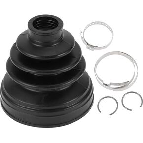 1 Set CV Joint Boot Kit for Nissan Maxima 2002 for Nissan Juke 2014-2017 Inner Constant Velocity Joint Boot W/Clamps No.397416N225 Black Rubber