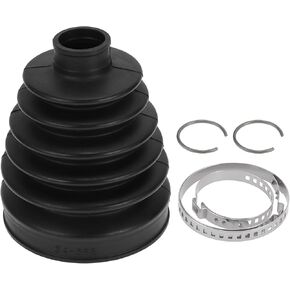 1 Set CV Joint Boot Kit for BMW 530i XDrive 2017-2023 for BMW 540i 2017-2023 Outer Constant Velocity Joint Boot W/Clamps No.31608657723 Black Rubber
