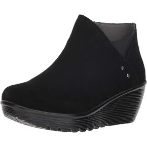 Skechers Women's Parallel Ditto Asymmetrical Collar Suede Bootie