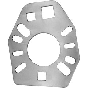 Stainless Steel Pinion Yoke Wrench Tool, Super Strong Puller with Extra 1/2'' Hole for Most Sockets, Loosening Pinion Flange and Nuts, Fits Various Styles of Yokes/Shafts/Flanges