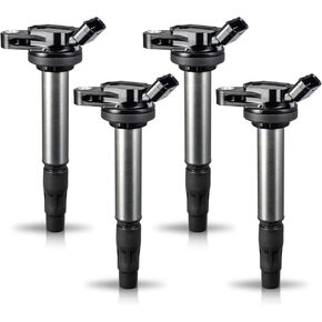 ENA Set of 4 Ignition Coil Pack Compatible with Toyota Corolla Prius V Matrix CT200H Scion XD 2009 2010 2011 2012 2013 2014 2015 2016 2017 2018 2019 2020 1.8 2.0 2.4 for UF596 UF619