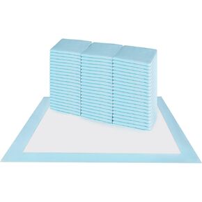 HALYARD* Disposable Standard Underpads Incontinence Bed Pads, 17"x24" Case of 300, Lt. Blue-Comfortable Chucks Pads, Disposable, for Adults-Soft Bed Pads for Elderly/Adult Patients, 48821 (Case of