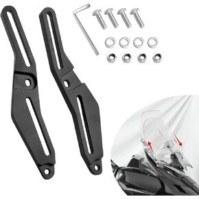 Adjustable Windshield Brackets Fit for Can-Am Spyder F3-T F3-L Windscreen Adjusters Can-Am Spyder Accessories Windscreen Riser Windshield System for Can-Am Spyder F3T F3L 2016-2025