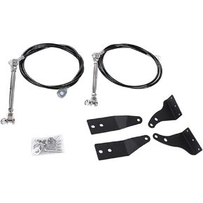 Adjustable Limb Riser Kit, Car Obstacle Rope Branch Line Limb Riser, Car Limb Riser Scale Crawler Compatible with Jeep Wrangler TJ 1997-2006, JL 2018-2020, JK 2007-2017