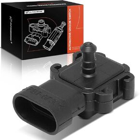 A-Premium Manifold Pressure (MAP) Sensor [3 Pins] Compatible with Chevrolet Impala, Monte Carlo & Cadillac STS, XLR & Buick Century, Rendezvous & Oldsmobile Silhouette, Alero & Pontiac Grand Am