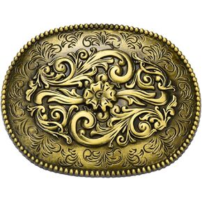 Western Floral Belt Buckle for Women│Texas Cowgirl Christmas Halloween Rodeo Men Belt Buckles Gifts