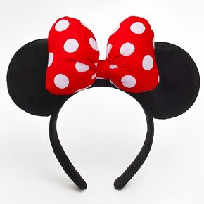 kangaroo Mouse Ears Headbands Pearl Bows Black Mouse Ears Headbands for Birthday Parties Themed Parks Trip Essentials and Hair Accessories for Toddler Girls Women in Kuwait