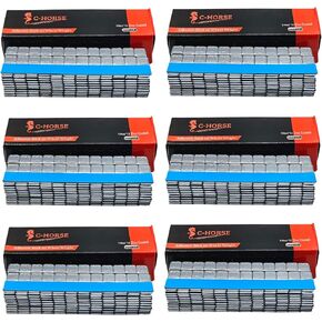 C-HORSE Stick On Wheel Weights - 0.25-Ounce, Blue Adhesive Tape - Professional Quality Tire Balancer Stickers - Durable Car, Vehicle, Automobile Accessories, Parts (Grey, 1 Box) 360 PCS in Kuwait