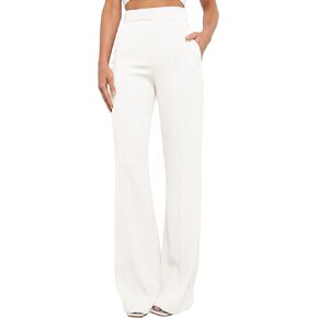 Women's Causal High Waisted Wide Leg Pants, Bootcut Dress Pants for Women, Work Pants with Pockets for Women Office