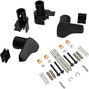 ECOTRIC Chassis Fuel Tank Fairing Handle Kit Compatible with 2004-2017 Volvo VN VNL Replacement for 20745996 20745997 20573596 20836662 20727160