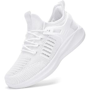 Mens Wide Running Shoes Walking Tennis Shoes Cushioning Wide Sneakers Slip On Sports Work Gym Outdoor Running Sneakers Comfort Lightweight