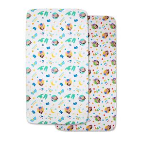 Ms. Rachel Farm Friends Toddler Nap Mat - Includes Attached Pillow and Fleece Blanket