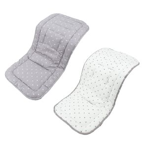 Baby Stroller Seat Cushion, Universal Breathable Stroller Mat, Pram Stroller Liner 100% Cotton, 34x78cm, 1 Pack, Dinosaur