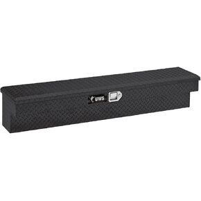 UWS TBSM-36-BLK Black 36" Single Lid Side Mount Tool Box with 2 Padded Handles