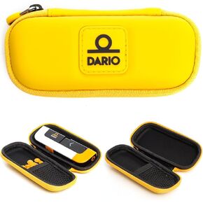 DARIO Diabetes Travel Case Bag – For Glucose Monitor Kit & Other Diabetic Supplies (Small, Black)