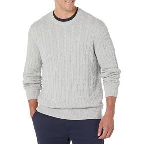 Brooks Brothers Men's Cotton Cable Crew Neck Sweater