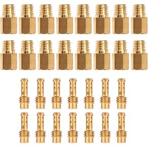 Carburetor Jet Kit, 30pcs Main Jet Kit Secondary Slow Pilot Jet Accessories for Mikuni Carburetors Big Hex VM4/042 and VM22/210 Sets