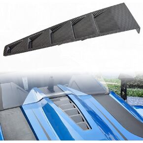 Center Hood Vent for Slingshot All Model, Carbon Fiber Color Turbo Hood Panel trim Center Vent Hood for 2015-2023 Polaris Slingshot Exterior Accessories, Replace OEM #5452300