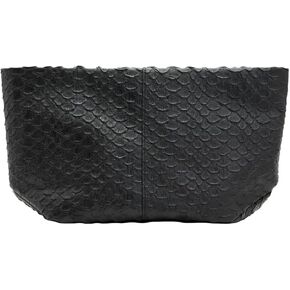 AllSaints HEX E/W Snake Pouch, Black