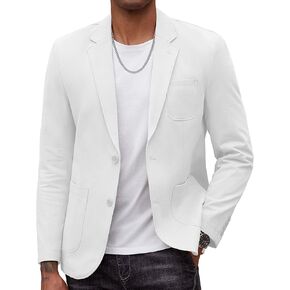 COOFANDY Men's Casual Blazer Regular Fit Cotton Sport Coat Machine Washable Suit Jacket