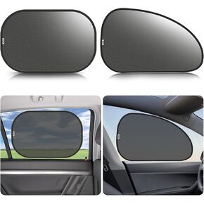 Cling Car Window Shades for Side Window 4 Pack,Car Window Shade for Baby,Pet and Families,Driver Side Window Shade Can Blocks 99.98% UVR,Car Sun Shade Side Window,Car Seat Sun Protection