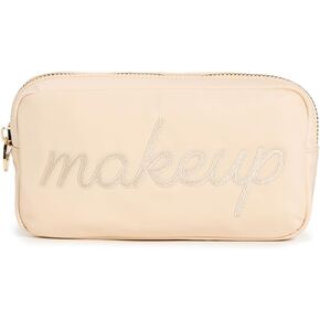 Stoney Clover Lane Women's Sand Makeup Embroidered Small Pouch
