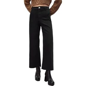 Women's Wide Leg Jeans High Waisted Stretchy Trendy Casual Versatile Work Denim Pants Trousers 2024