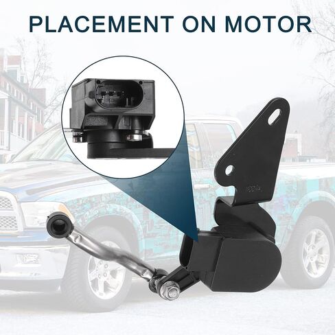 Air Suspension Ride Height Level Sensor for Ram 1500 No.56029617AC/56029618AC | Rear Left Right Height Level Sensor 1 Pair in Saudi Arabia